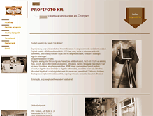 Tablet Screenshot of profifoto.hu